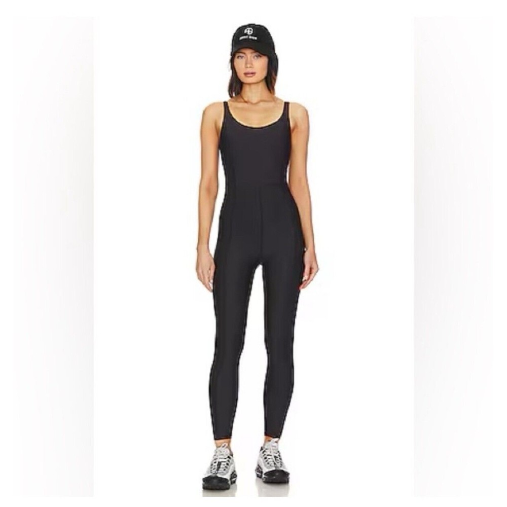 NWT House of Harlow 1960 All Day Contour Sleeveless Black Jumpsuit Sz M
